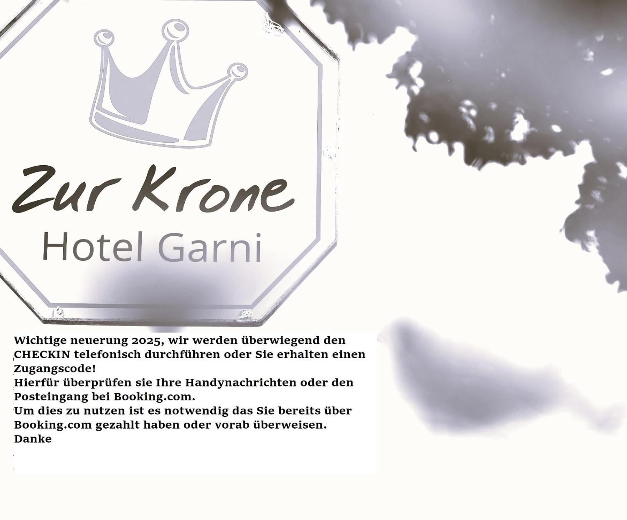 Hotel Garni Und Apartments Zur Krone Гільпольтштайн Екстер'єр фото