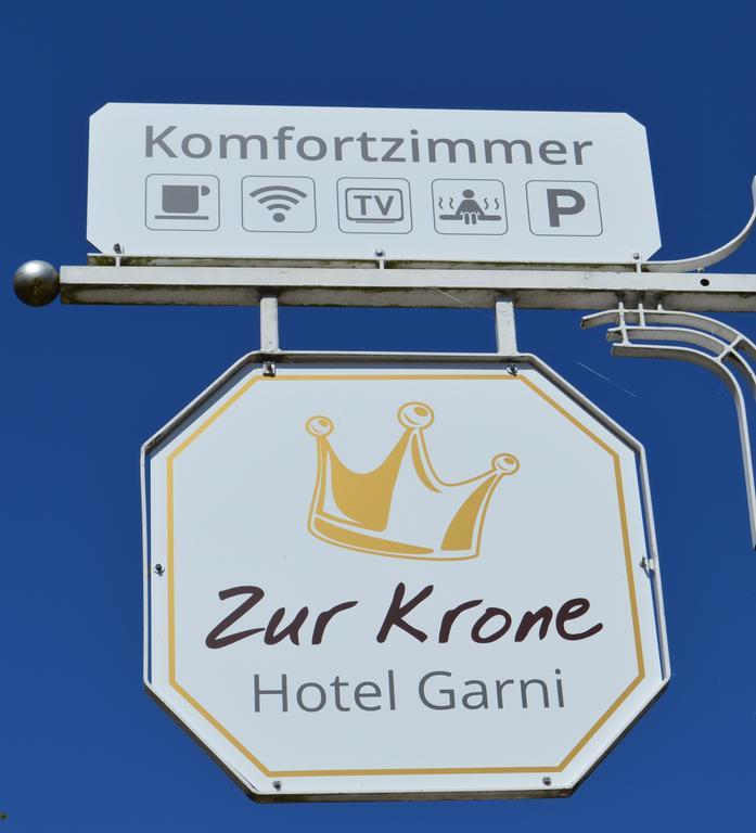 Hotel Garni Und Apartments Zur Krone Гільпольтштайн Екстер'єр фото